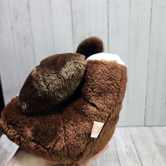 Vintage America Wego Bear Plush Holding Rabbit / Dog Stuffed Animals Toy 1982 - Picture 5 of 9